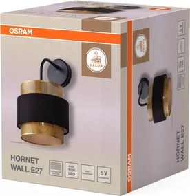 Osram - Lampă de perete DECOR HORNET 1xE27/10W/230V negru/auriu
