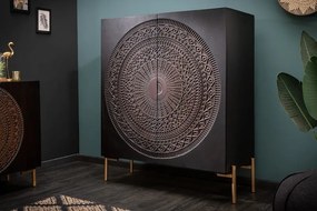 Bufet din lemn masiv de mango Mandala 120 cm