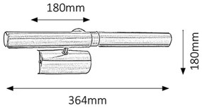 Aplică LED pentru tablouri Brilagi DANAE 2xE14/4W/230V 3000K alb