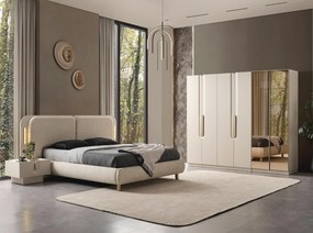 DORMITOR COMPLET MARLO SALTEA+SOMIERA GRATUITE 180x200cm