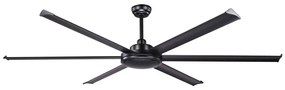 Ventilator de tavan FARO 34203 ROTTERDAM XL negru d. 200 cm + telecomandă
