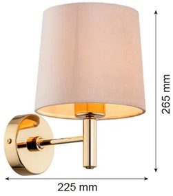 Aplică PONTE 1xE27/15W/230V Argon 4727