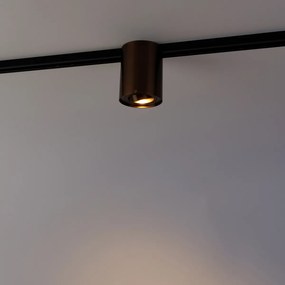 Spot de șină modern monofazat bronz închis - Rondoo Up
