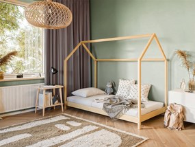 Pat pentru copii 90x200 cm Lukie (pin) (cu somieră). Promo -10%. 1096192