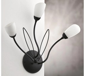 Jupiter 2059 - Aplică de perete GLORIOSA 3xG9/14W/230V, neagră