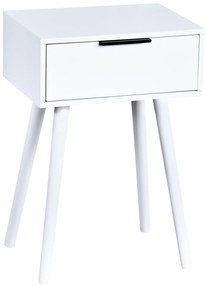 Noptiera cu sertar, pin, 40 x 30 x 59 cm