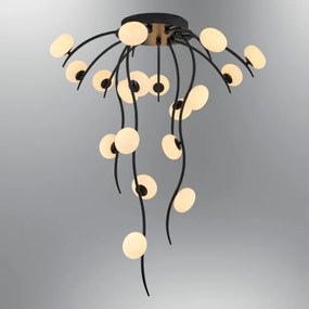 Plafonieră aplicată LED GELA 18xLED/3W/230V 3000K neagră