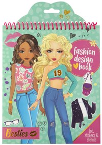 CARTE CU ABTIBILDURI - FASHION DESIGN (VERDE) - GRAFIX (140007)