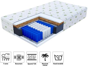 Saltea pentru copii cu arcuri Hunt 80x180