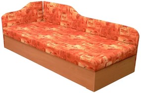 Pat de o persoană (canapea) 80 cm Eda 4/2 (cu saltea molitan) (S). 774111
