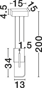 Pendul LED design decorativ 2700K TOTEM
