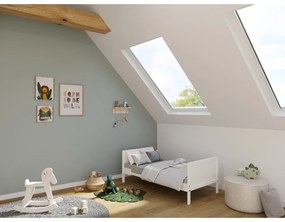 Pătuț alb din lemn masiv 70x140 cm Alkmaar – Germania