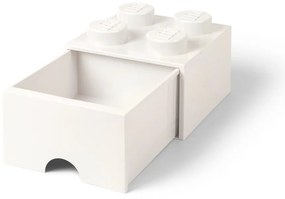 Cutie pătrată pentru depozitare LEGO®, alb