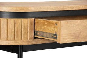 Consola cu furnir de stejar ATELIER 120cm