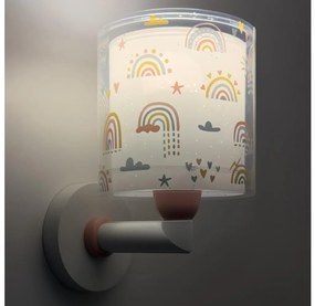 Dalber 41199 - Lampă de perete pentru copii RAINBOW, 1xE27/15W/230V, multicoloră