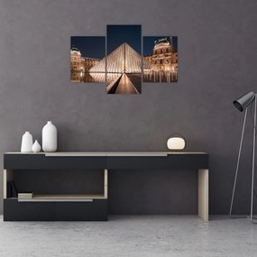 Tablou - Louvre noaptea (90x60 cm)