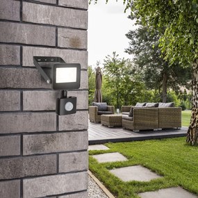 Proiector cu reflector LED de exterior cu senzor de miscare IP44 Flood 10W
