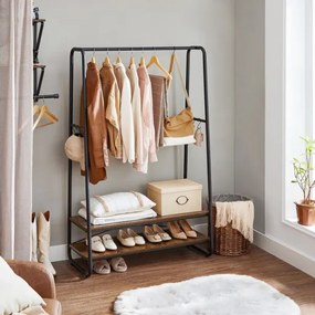 Cuier de podea LINEA, maro/negru