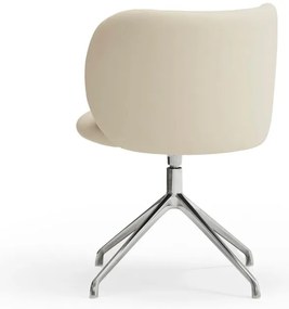 Scaun de sufragerie bej tapițat Mogi – Teulat