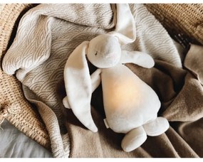 Pluș de îmbrățișat cu sunete și lumină Moonie iepuraș 2.0 cream