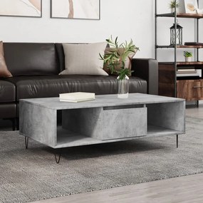 vidaXL Masă de cafea, gri beton, 104x60x35 cm, lemn compozit