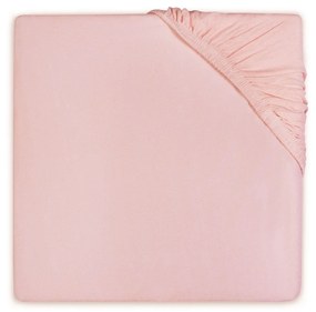 Cearsaf cu elastic Jollein, Blush-Pink / 60x120 cm