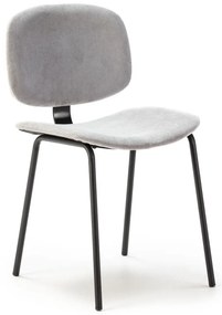 Scaune de dining gri 2 buc. Arus – Marckeric