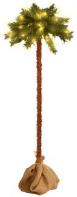 Palmier artificial cu LED-uri, 120 cm 120 cm, 1