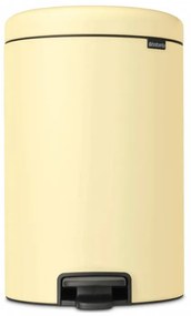 Cos cu pedala Brabantia NewIcon 649044, 20 L, Inchidere lina, Baza antiderapanta, Galben