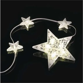Șir LED pentru exterior 120xLED 3xAA 1,7 m IP44 alb cald