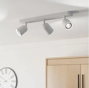 Eglo 901947 - Plafonieră CAMALDOLI cu 3 spoturi GU10, 10W, 230V, alb