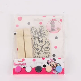 Disney Minnie Cutie figurină de lemn de pictat