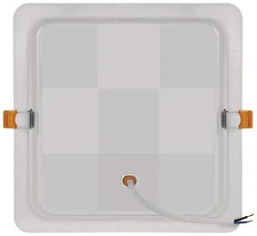 Corp de iluminat LED încastrat LED/24W/230V 22x22 cm alb