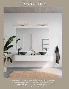 Aplica de perete baie LED Moodmaker IP44 Tinia 60 alb