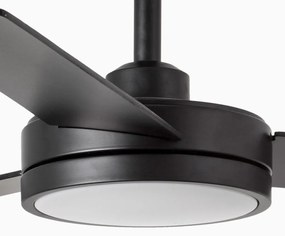 Lustra cu Ventilator si telecomanda BARTH L LED negru