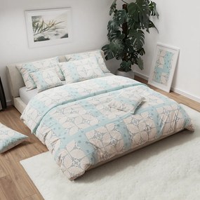 Lenjerie de pat din bumbac mentol PONSA Dimensiune lenjerie de pat: 70 x 90 cm | 140 x 200 cm
