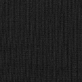 Draperii opace aspect in, carlige, 2 buc., negru, 140 x 175 cm 2, Negru, 140 x 175 cm