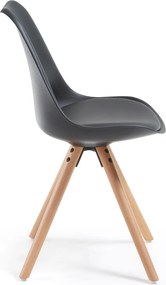 Scaun design modern LARS negru EC005S01 JG