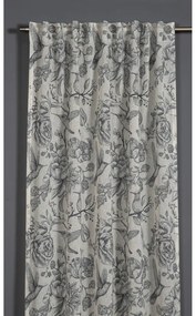 Draperie gri 135x245 cm Birds and Roses – Sehlbach