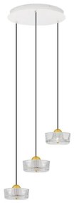 Lustra cu 3 pendule LED design modern KEROS