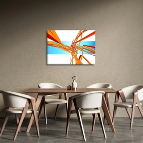 Tablou - Linii împletite, abstracție (70x50 cm)