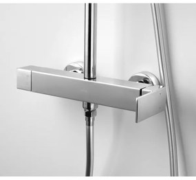Sapho - Set de duș CUBEMIX cu baterie, crom lucios