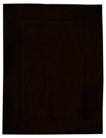 Covor baie din bumbac Wenko, 50 x 70 cm, negru