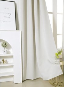 Draperie alb-crem OXFORD 140x250 cm Agatat: Inele metalice