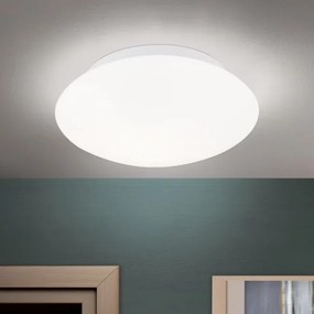Plafoniera moderna diametru 25cm, Alba