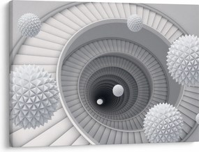 Tablou cu abstracție 3D (70x50 cm)