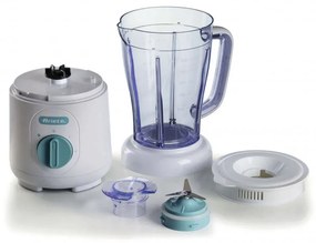 Blender Ariete BREAKFAST 0576/04, 500W, 1.5 L, 2 viteze + pulse, 4 lame otel, Alb