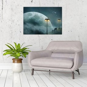 Tablou pe sticlă - Cerul la îndemână (70x50 cm)