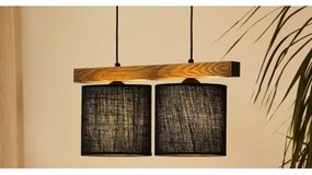 Lustră pe cablu Brilagi FOREST 2xE27/15W/230V pin/negru