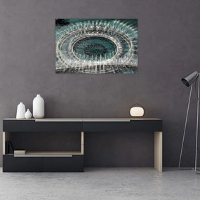 Tablou cu fântănă arteziană (90x60 cm)